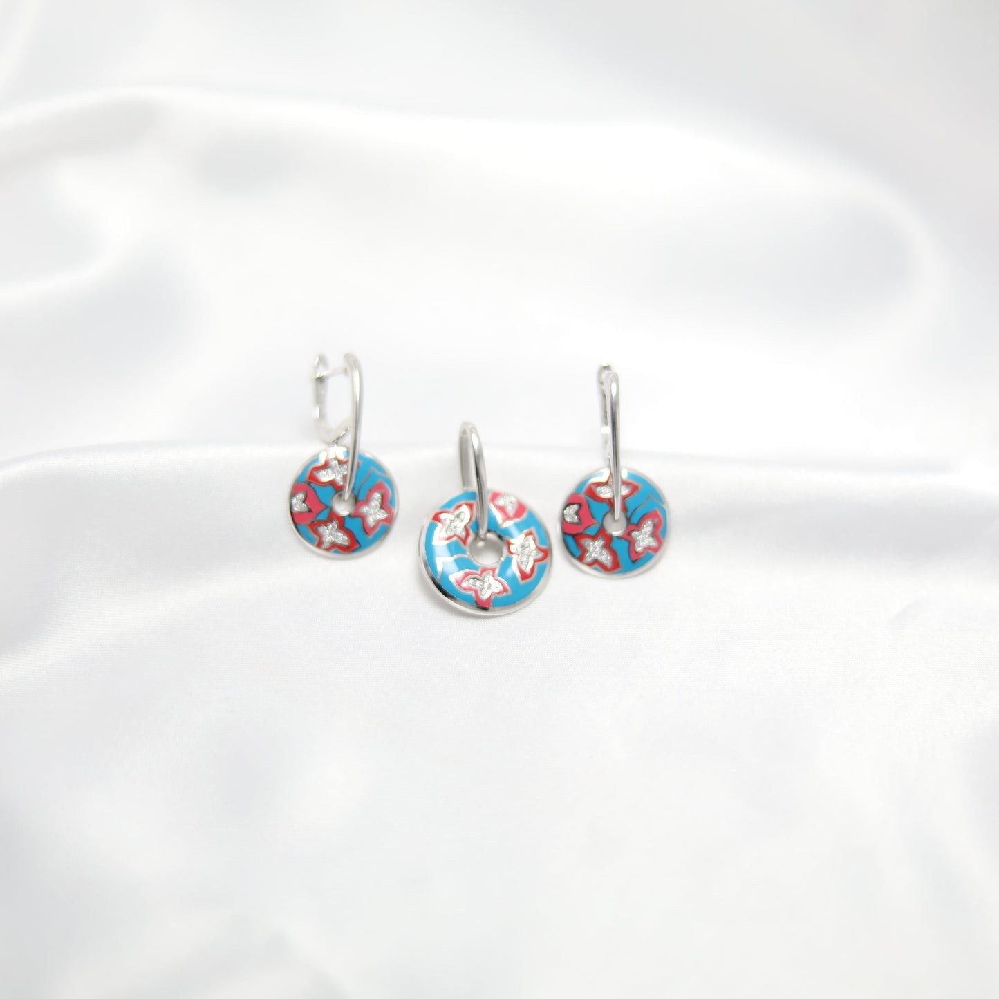Twirl Pendant set | 92.5 silver