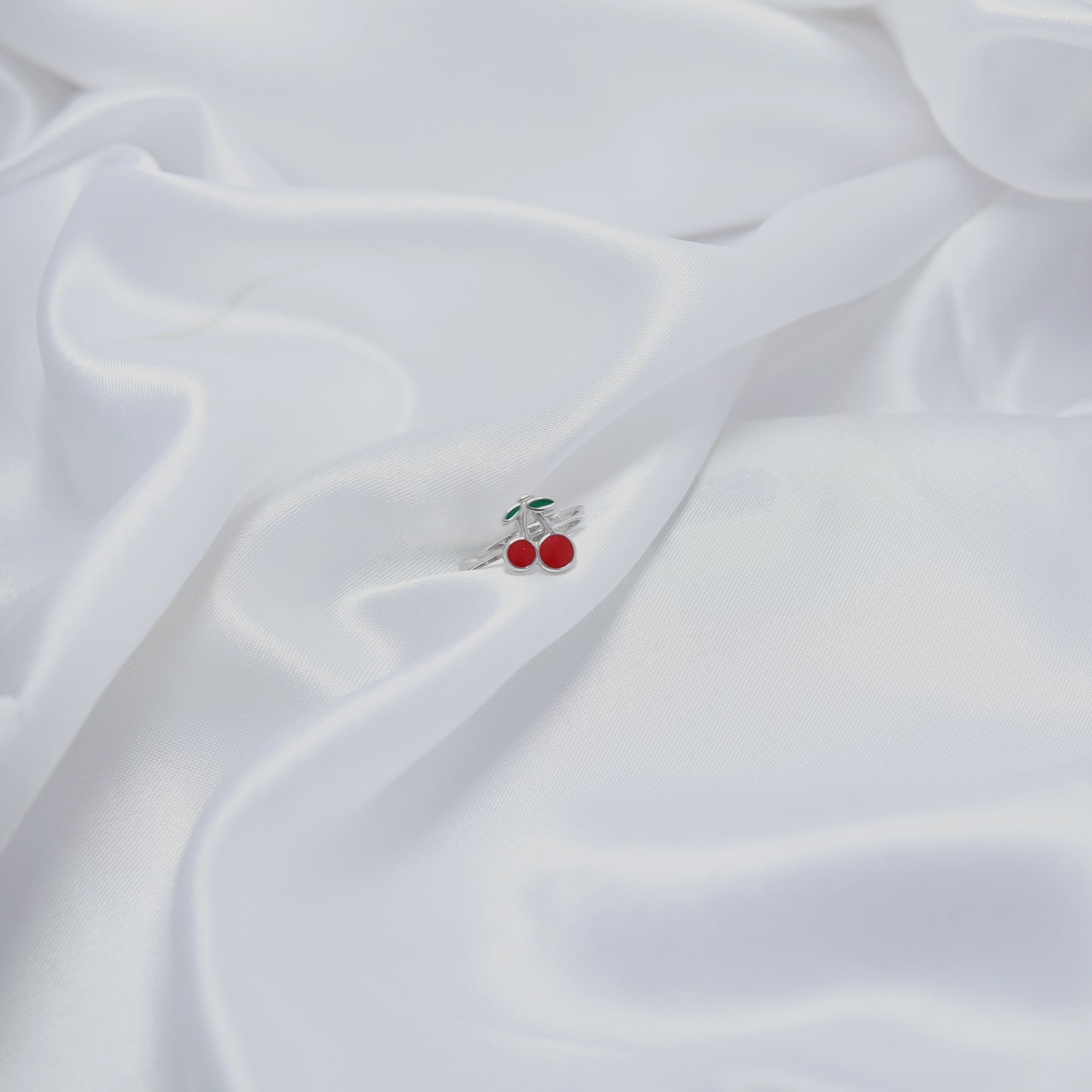 Cherry Kid's Silver Ring
