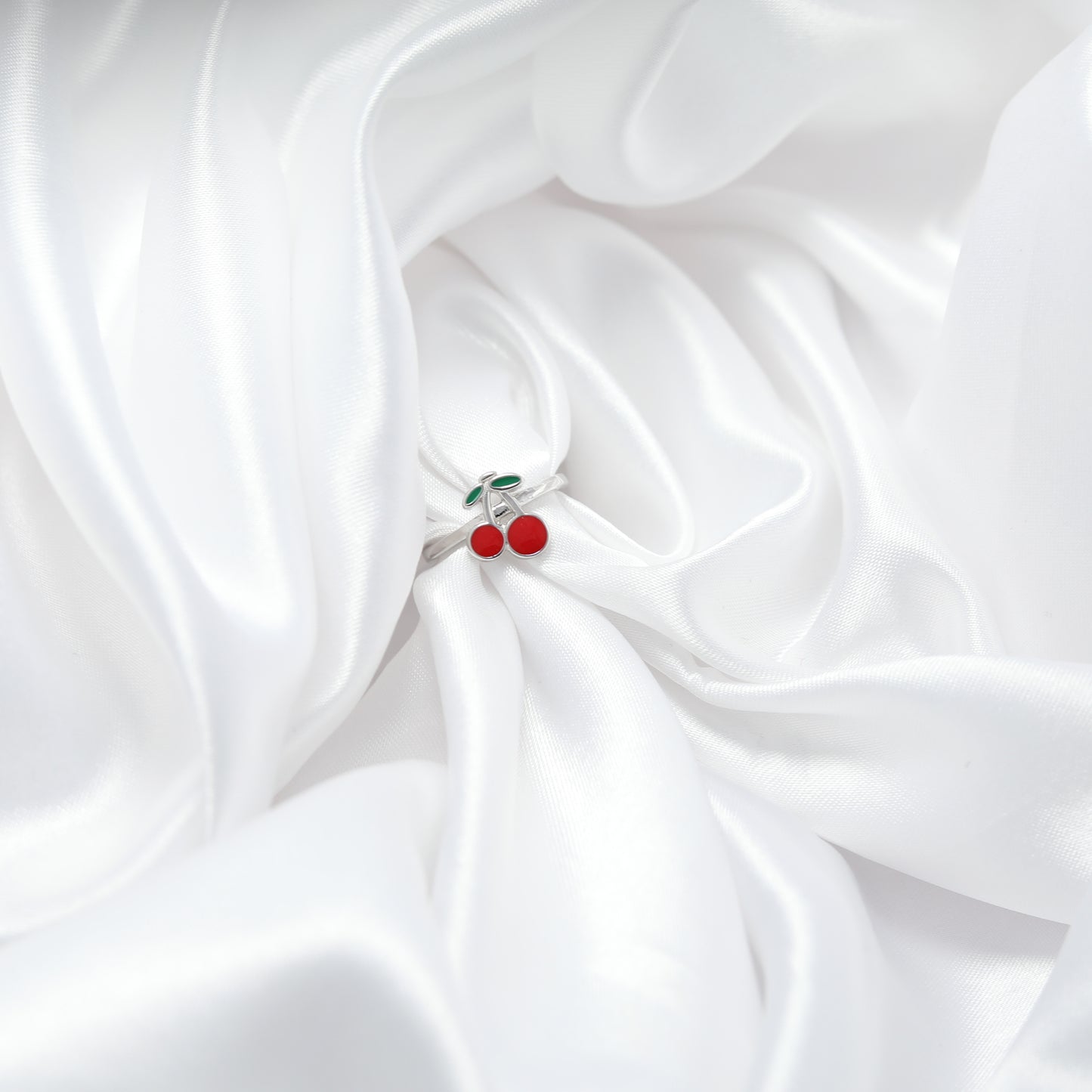 Cherry Kid's Silver Ring