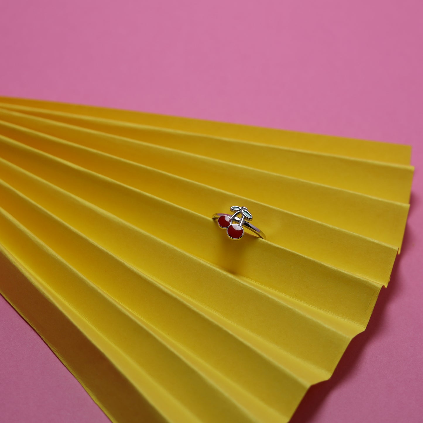 Cherry Kid's Silver Ring