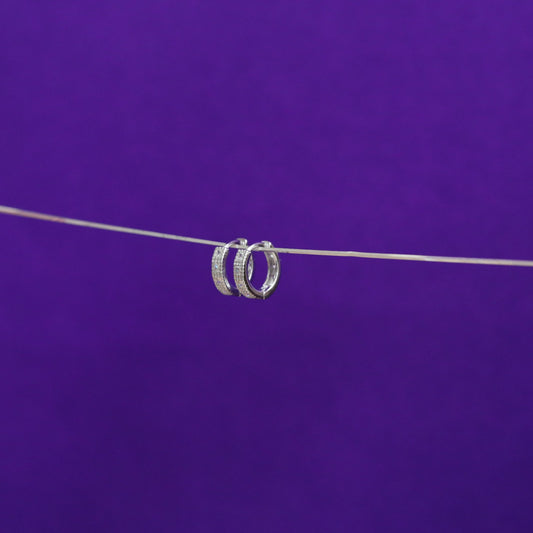 Classic Silver Bali Hoops