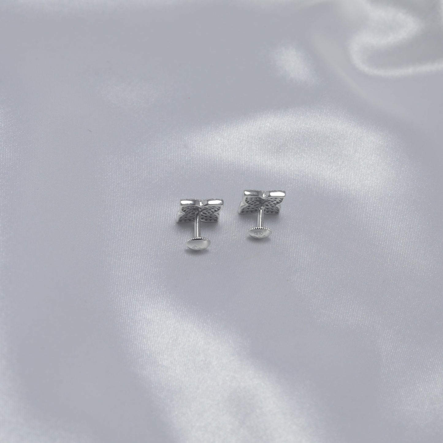 Sapphire Bloom Stud Earrings