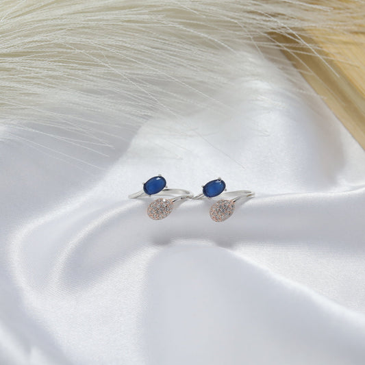 Sapphire Grace Toe Rings