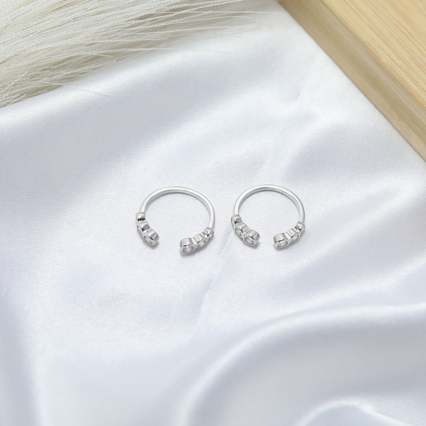 Triveni Toe Ring