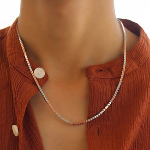 Dual tone Box Chain