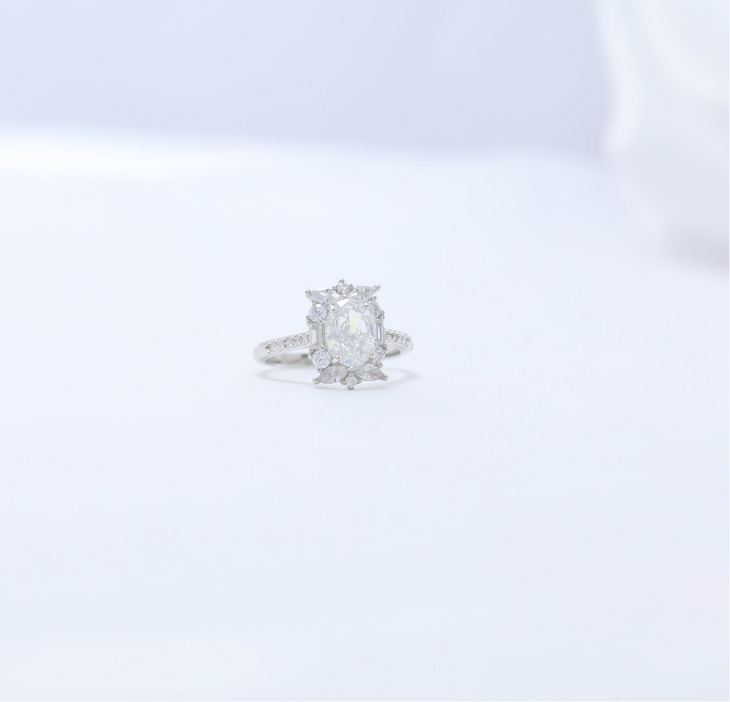 Rimjhim Ring - White