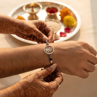 Trishul - 92.5 silver Rakhi