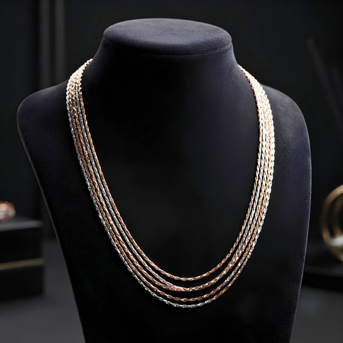 Apsara Tri-Tone Necklace