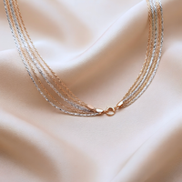 Apsara Tri-Tone Necklace