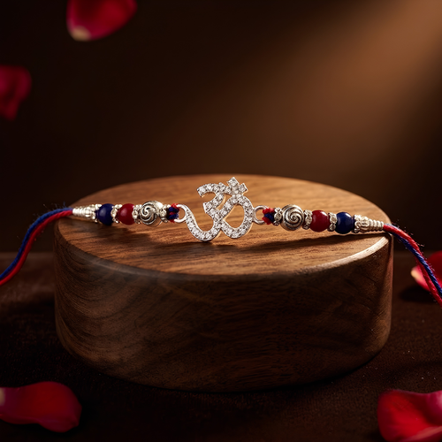 Om - 92.5 silver Rakhi