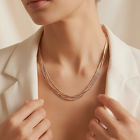 Apsara Tri-Tone Necklace
