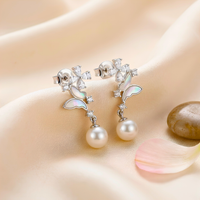 Flutter Pearl Earrings