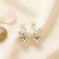 Flutter Pearl Earrings