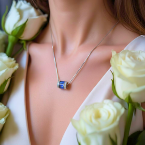 Azure Orbit Pendant Chain