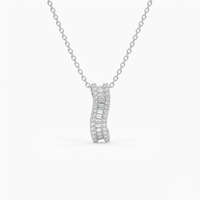 Studded Wave Pendant