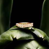 Crystal Row Ring