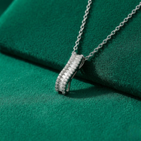 Studded Wave Pendant