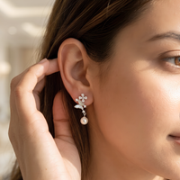 Flutter Pearl Earrings