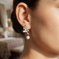 Flutter Pearl Earrings