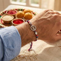 Smiley Bro - 92.5 silver rakhi