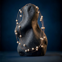 3 Layered Pearl Neckpiece