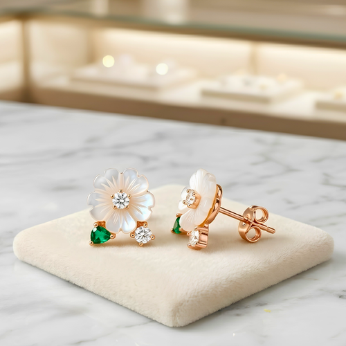 Snowleaf Bloom Earrings