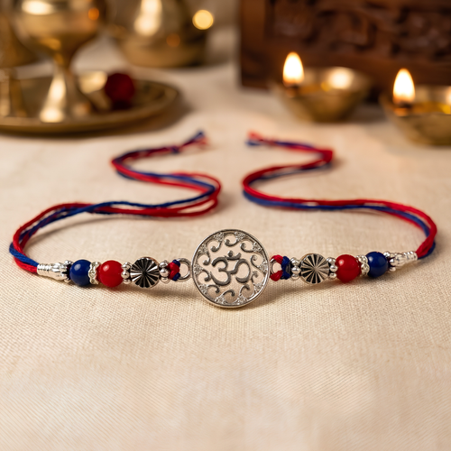 Jhaali Om - 92.5 silver rakhi
