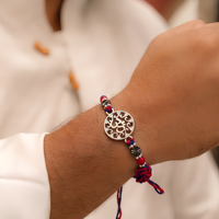Jhaali Om - 92.5 silver rakhi
