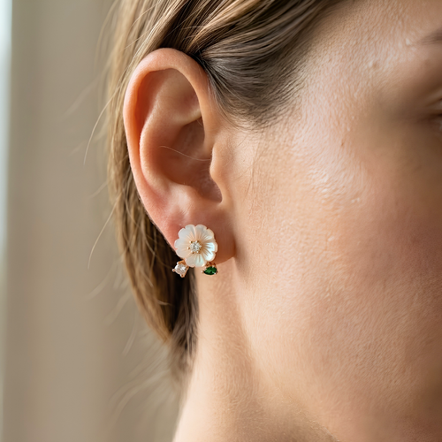 Snowleaf Bloom Earrings