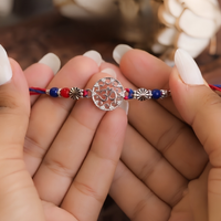 Jhaali Om - 92.5 silver rakhi