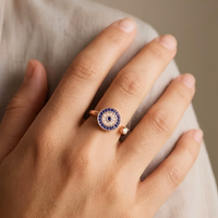 Nazar Spinner Ring