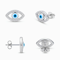 Evil Eye Protection Stud Earrings