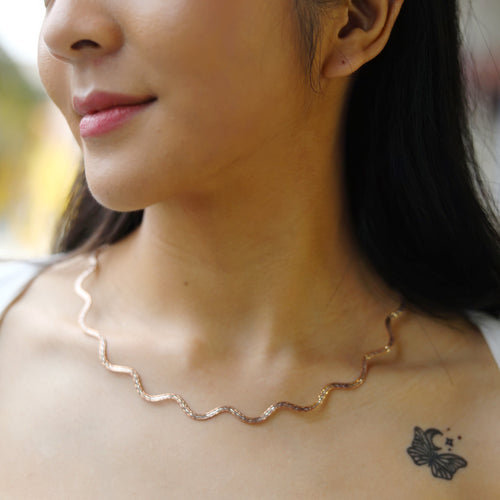 Wave choker | 92.5 silver