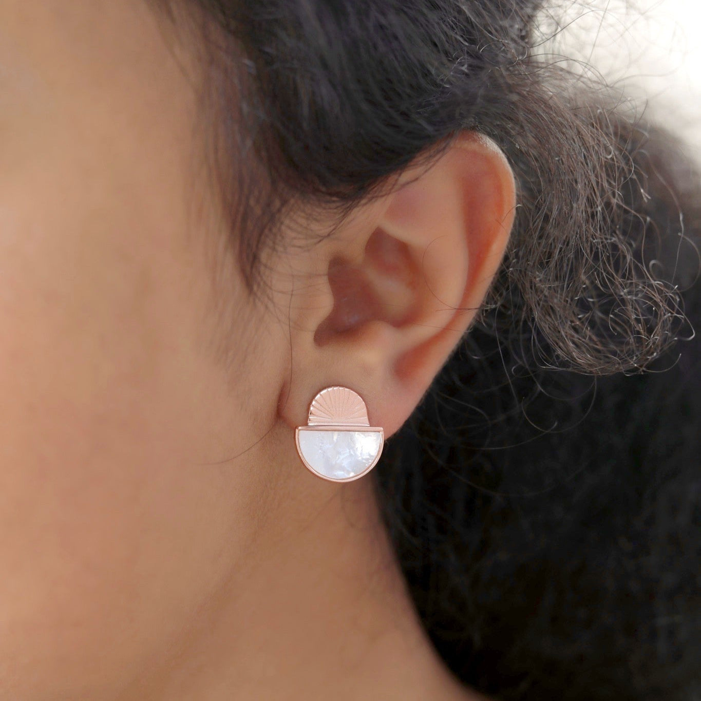 Sun n Moon Earring