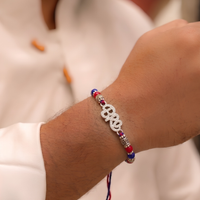 Studded Bro - 92.5 silver rakhi