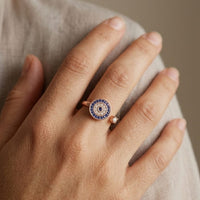 Nazar Spinner Ring