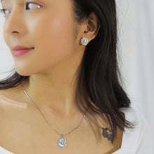 Load image into Gallery viewer, Tranquil Blue - Larimar Stone Pendant Set