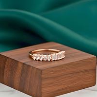 Crystal Row Ring
