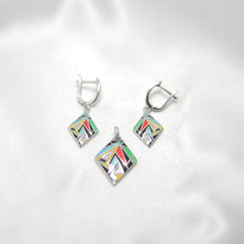 Load image into Gallery viewer, GeoLuxe Pendant Set | 92.5 Silver