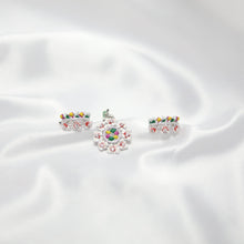 Load image into Gallery viewer, Blossom Radiance Pendant Set | 92.5 silver