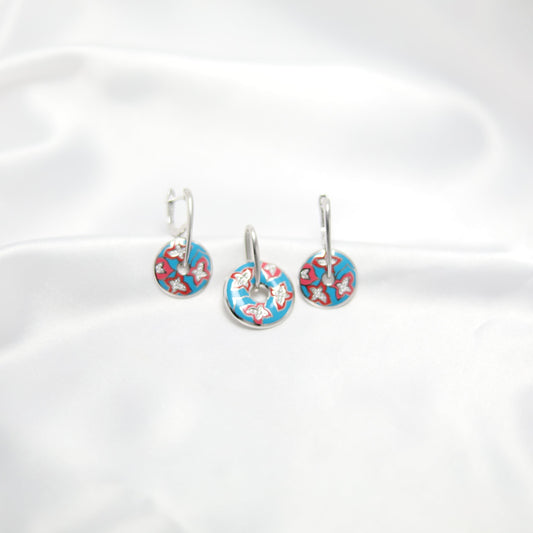 Twirl Pendant set | 92.5 silver
