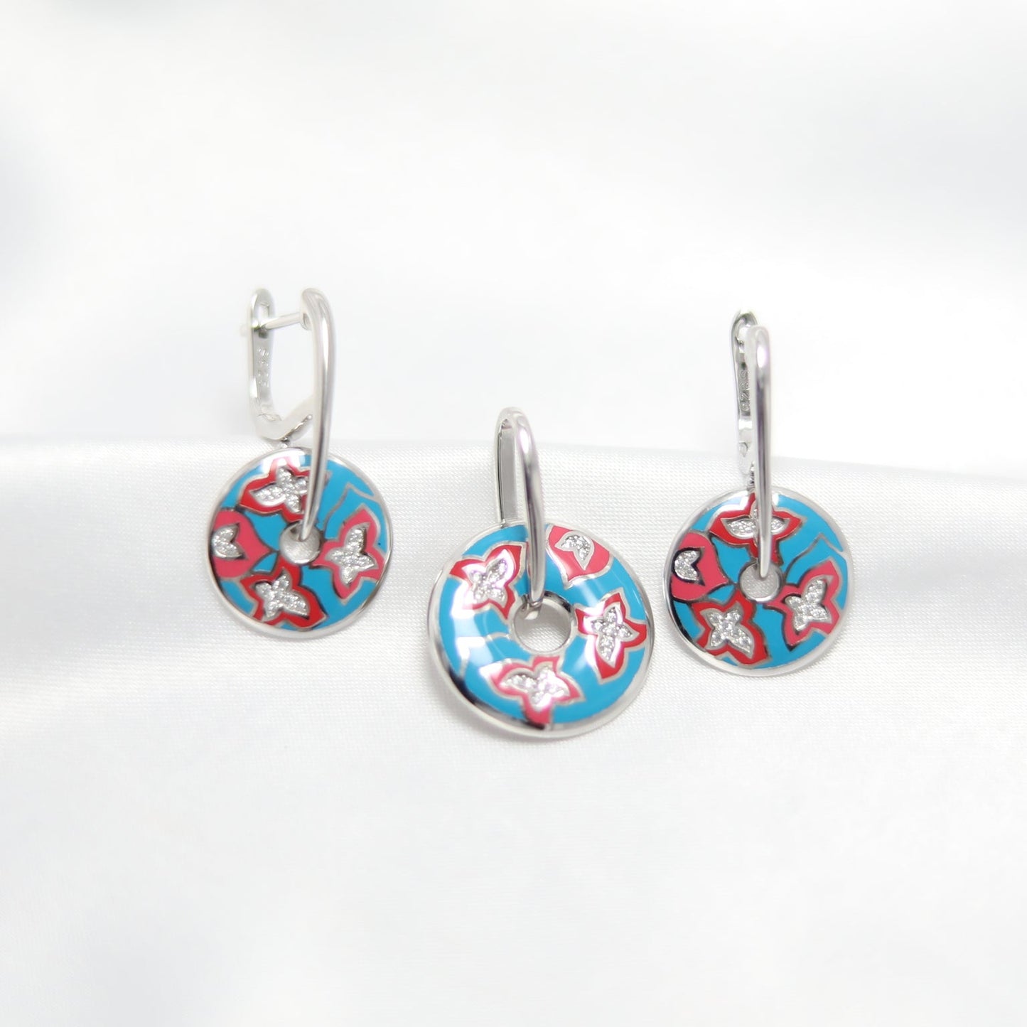 Twirl Pendant set | 92.5 silver