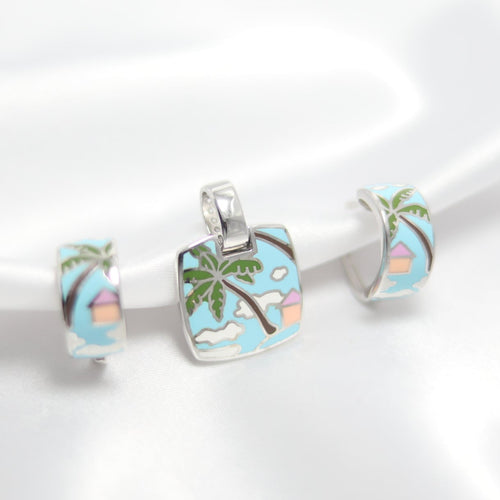 Tropical Escape Pendant set