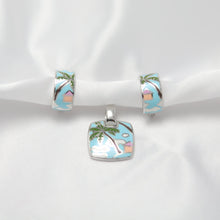 Load image into Gallery viewer, Tropical Escape Pendant set | 92.5 silver