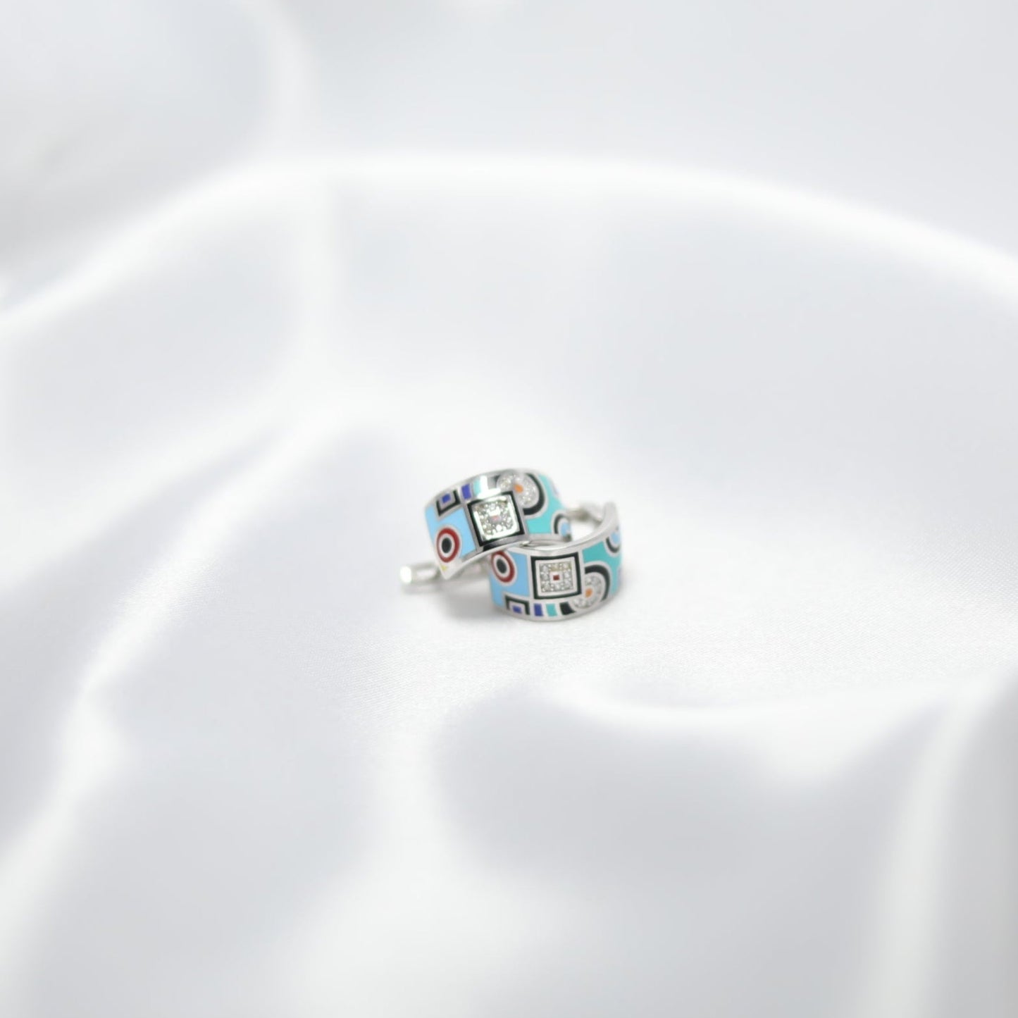 Enchanted Mosaic Hoops