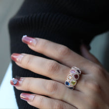 Load image into Gallery viewer, Celestial Harmony Multicolor Ring