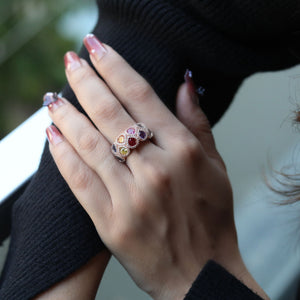 Celestial Harmony Multicolor Ring