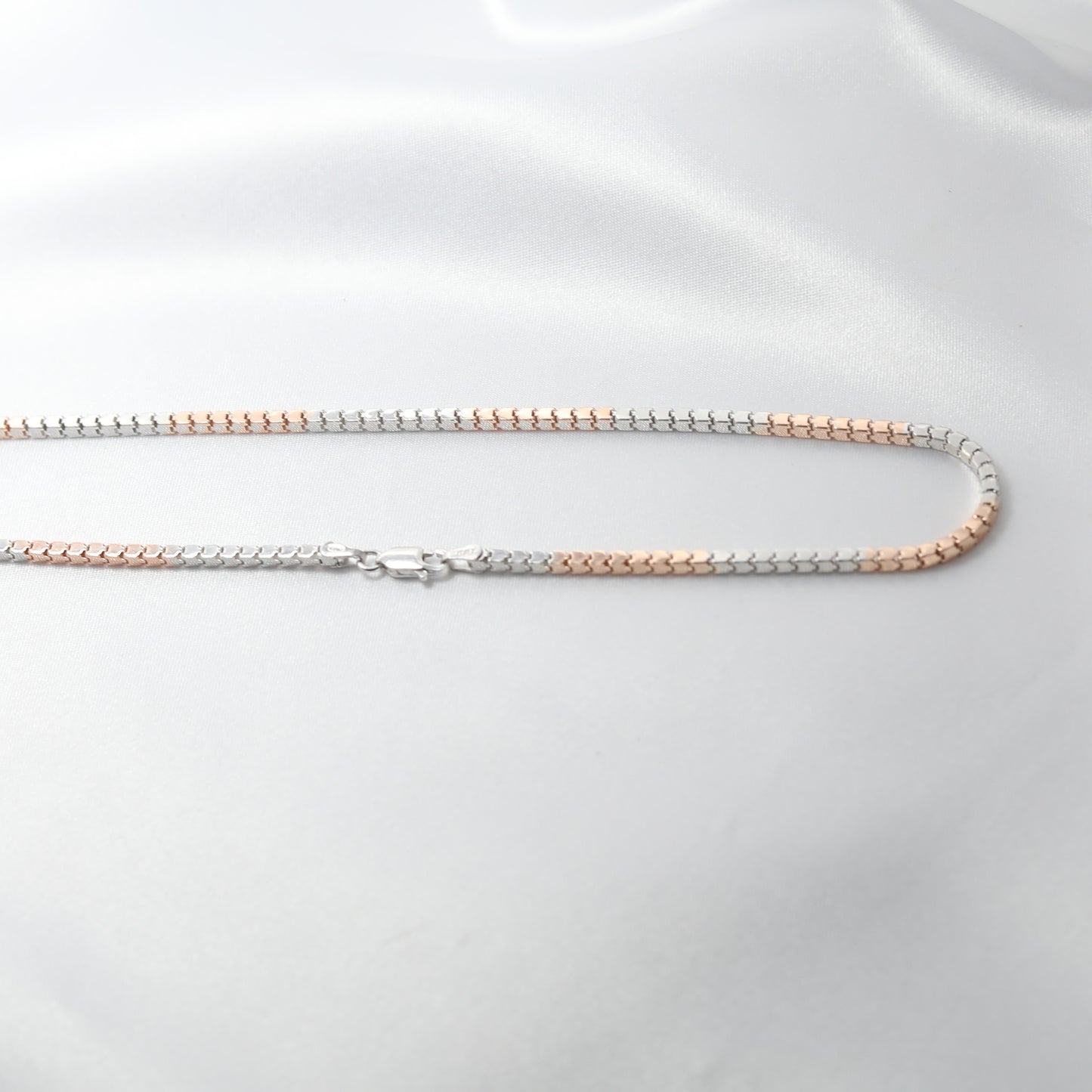 Dual tone Box Chain | 92.5 silver