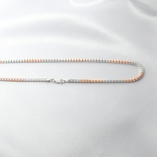Load image into Gallery viewer, Dual tone Box Chain | 92.5 silver