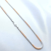 Dual tone Box Chain